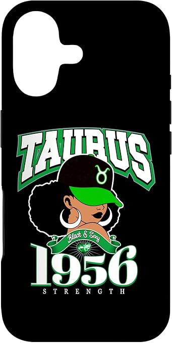 Taurus 1956 Melanin Goddess Astrology Clothing Case for iPhone 17 - Taurus Phone Case for men