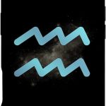 Aquarius Astrology Zodiac Sign Horoscope Aquarius Symbol Case for iPhone Air - Aquarius Phone Case for men