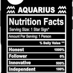 Aquarius Nutrition Facts Case for iPhone 17 - Aquarius Phone Case for men