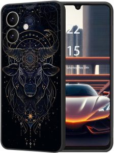 Case for iPhone 17,Ultra Thin Silicone Soft Frosted TPU Shock-Absorption Anti-Scratch Protective Case for iPhone 17,Zodiac Sign of Taurus - Taurus Phone Case for men