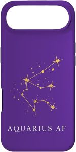 Aquarius Zodiac Sign Horoscope Astrology Fans Case for iPhone Air - Aquarius Phone Case for men