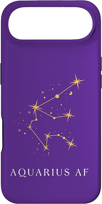 Aquarius Zodiac Sign Horoscope Astrology Fans Case for iPhone Air - Aquarius Phone Case for men