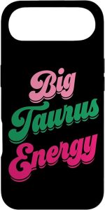 Big Taurus Energy Women Zodiac Sign Taurus Season Retro Cute Case for iPhone Air - Taurus Phone Case for men