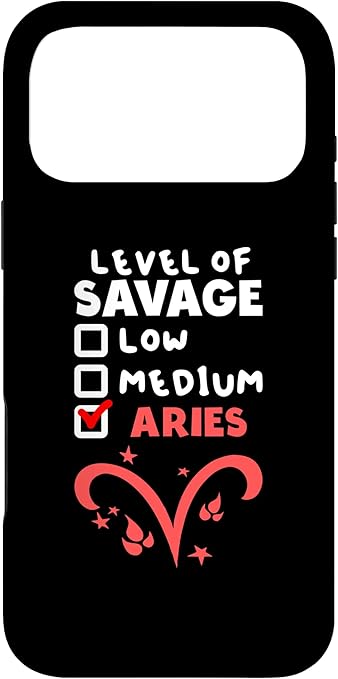 Zodiac Sign Aries Case for iPhone 17 Pro Max - Aries Phone Case for men