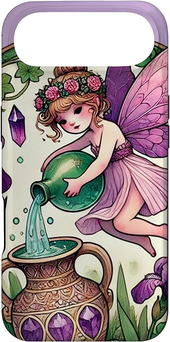 Aquarius Fairy Illustration Aquarius Birthday Case for iPhone Air - Aquarius Phone Case for men