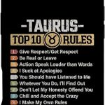 Zodiac Sign Funny Top 10 Rules of Taurus Graphic Case for iPhone Air - Taurus Phone Case for men