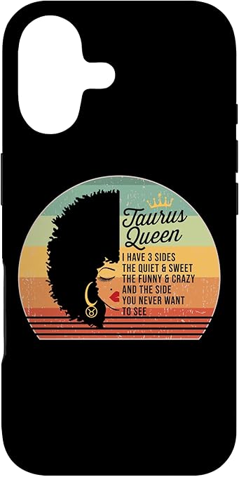 Taurus Queen Personality Qualities Melanin Women Girl Case for iPhone 17 - Taurus Phone Case for men