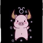 Taurus Zodiac Sign as a Piggy Horoscope Case for iPhone Air - Taurus Phone Case for men