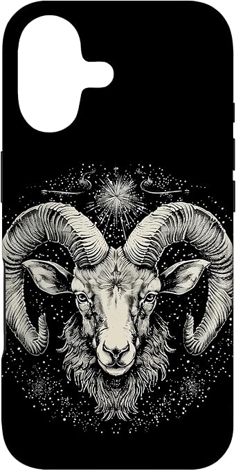 Aries Head Astrology Zodiac Sign Aries Case for iPhone 17 - Aries Phone Case for men