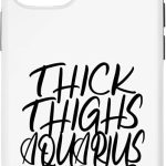 Thick Thighs Aquarius Vibes Zodiac Sign Women Case for iPhone 12/12 Pro - Aquarius Phone Case for men