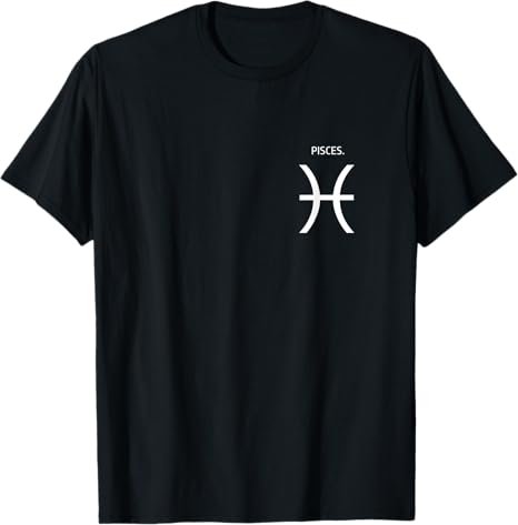 Pisces Zodiac Sign Design - Pisces T-Shirt for men