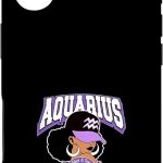 Aquarius 1960 Astro Year Melanated Queen Afro Goddess Case for iPhone 17 - Aquarius Phone Case for men