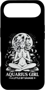 Aquarius Girl Zodiac Sign January February Birthday Aquarius Case for iPhone Air - Aquarius Phone Case for men