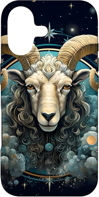 Aries Zodiac Symbol | Horoscope Sign |Star Aesthetic Case for iPhone 17 - Aries Phone Case for men
