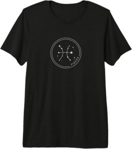 YO! Zodiac Sign - Pisces T-Shirt for men