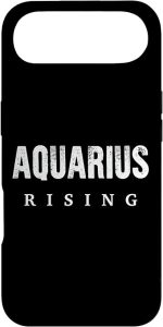 Aquarius Rising - Astrology Funny Horoscope Case for iPhone Air - Aquarius Phone Case for men