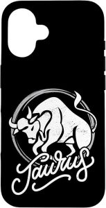 Taurus Star Sign Astrology Taurus Zodiac Sign Case for iPhone 16 - Taurus Phone Case for men