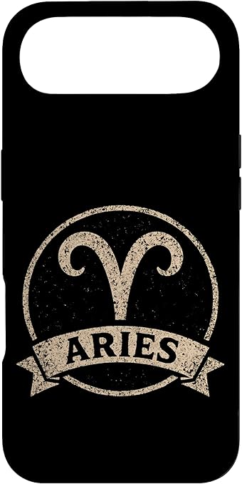 Aries Zodiac Retro Graphic Case for iPhone Air - Aries Phone Case for men