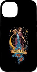 Aquarius Zodiac Sign Water Bearer Astrology Birthdate Case for iPhone 13 - Aquarius Phone Case for men