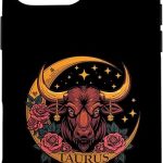 Taurus Zodiac Sign Bull Astrology Birthdate Power Case for iPhone 16 Pro Max - Taurus Phone Case for men