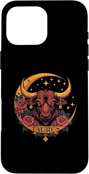 Taurus Zodiac Sign Bull Astrology Birthdate Power Case for iPhone 16 Pro Max - Taurus Phone Case for men