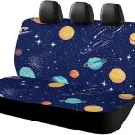 Comfortable Soft Space Galaxy Zodiac Star Planet Constellation Car Seat Cover Protector Universal Fit for SUV/Truck/Sedan/Minivan - Nonslip Vehicle Seat Protectors, Four Season - Aquarius Car Seat Cover for men