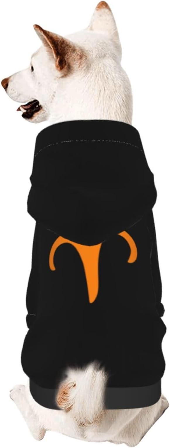 Zodiac Sign Aries Symbol Dog Sweater Winter Warm Soft Pet Dogs Hoodie Sweatshirts Dog Clothes Large - Aries Sweatshirt for men