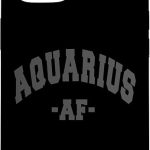 Aquarius Astrology Zodiac Sign Decorations Women Men Kids Case for iPhone 15 - Aquarius Phone Case for men