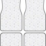 Car Mats Set of 4 Astrology Constellations Floor Mats for Cars Universal Front Rear Vehicle Rugs Auto Accessories for Truck Sedan - Virgo Car Floor Mat for men