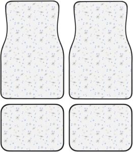 Car Mats Set of 4 Astrology Constellations Floor Mats for Cars Universal Front Rear Vehicle Rugs Auto Accessories for Truck Sedan - Virgo Car Floor Mat for men