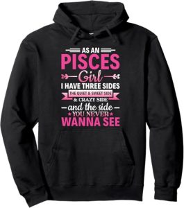 Pisces Girl Women Astrology Zodiac Sign Horoscope Pisces Pullover Hoodie - Pisces for men
