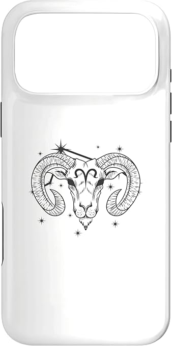 Aries Zodiac Sign March April Case for iPhone 17 Pro Max - Aries Phone Case for men