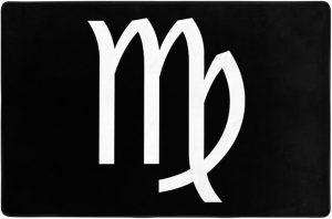 Zodiac Sign Virgo Carpet Indoor and Outdoor Door Mats, Anti Slip Floor Mats Outdoor Welcome Doormat - Virgo Car Floor Mat for men