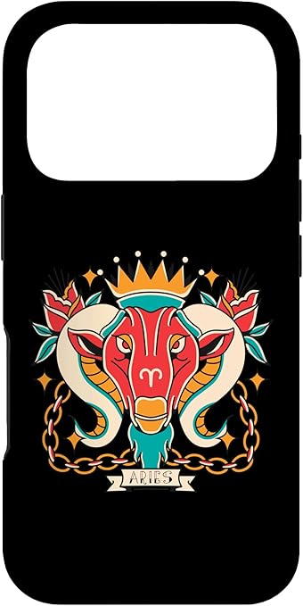 Aries Zodiac Astrology Star Sign Case for iPhone 17 Pro - Aries Phone Case for men