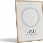 Sagittarius Zodiac Print Retro Astrology Star Sign Wall Art Vintage Celestial Decor - Sagittarius Home Decor for men