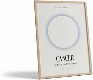 Sagittarius Zodiac Print Retro Astrology Star Sign Wall Art Vintage Celestial Decor - Sagittarius Home Decor for men