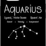 Vintage Aquarius Zodiac Sign - Astrology Horoscope Birthday Case for iPhone 14 - Aquarius Phone Case for men