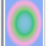 Gemini Gradient Art Wall Decoration Poster Family Bar Restaurant Garage Cafe Art Sign Gift Frame 16x24inch - Gemini Canvas for men