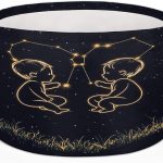 Zodic Sign Gemini Starry Sky Round Storage Basket for Laundry & Toys, Lightweight Fabric Laundry Hamper with Handles, Foldable Large Organizer Bin for Bedroom Bathroom Nursery Dorm - Gemini Blanket for men