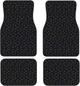 Astrology Constellations A Set of Four Printed Car Floor Mats, Including Front and Rear Carpet Floor Mats, Car and Truck Accessories - Virgo Car Floor Mat for men