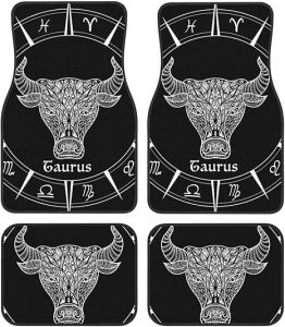 Car Mats Set of 4 Zodiac Sign Taurus Floor Mats for Cars Universal Front Rear Vehicle Rugs Auto Accessories for Truck Sedan - Virgo Car Floor Mat for men