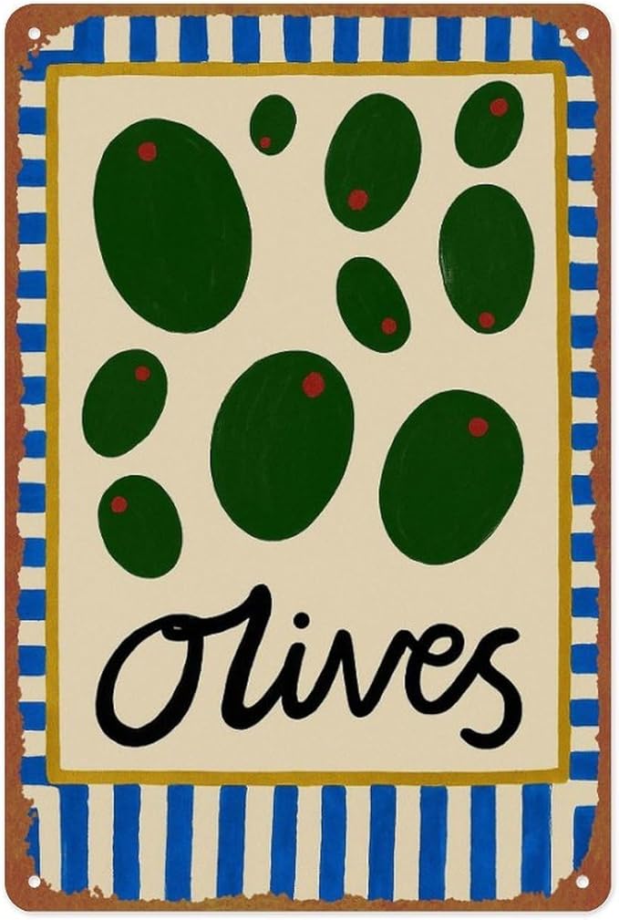 SGCUWS Vintage Metal Sign Pisces Print Poster Wall Art For Room Office Coffee Bar Decor 8x12 inches - Pisces Home Decor for men