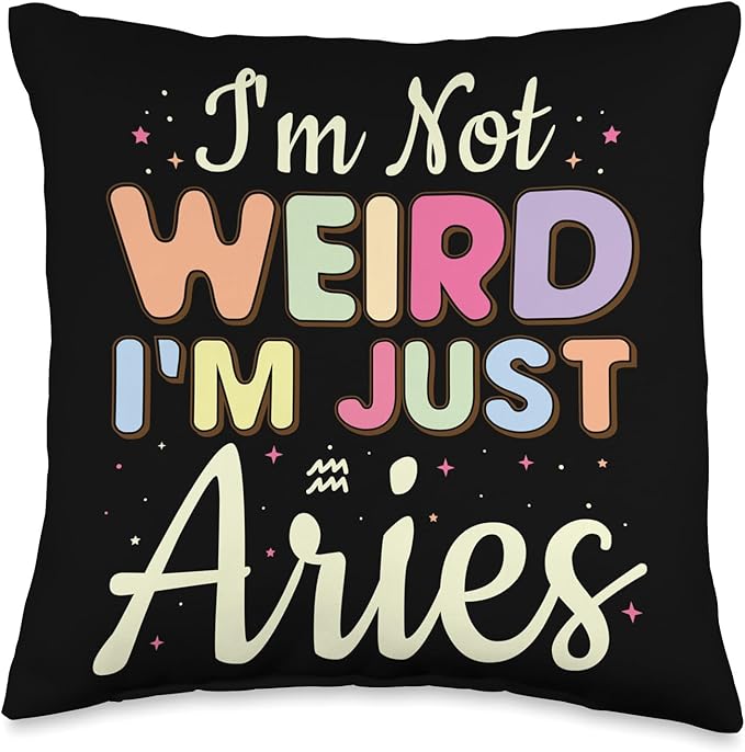 Aries Astrology Zodiac Sign Aries Horoscope Aries Throw Pillow - Aries Pillow for men