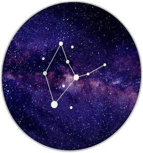 Virgo Zodiac Astrology Constellation Wall Art Print - Virgo Poster for men