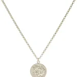 Zodiac Sign Necklace Pendant Double Sided Gold for Women Men, Circular Constellation Sign Horoscope Figaro Chain Jewelry Birthday Gift - Taurus Products for men