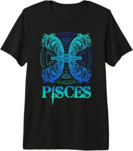 Unique Astrology Apparel Decor & Gift Outlet - Pisces T-Shirt for men