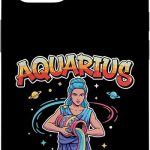 Aquarius Zodiac Sign Water Bearer Horoscope Graffiti Case for iPhone 14 - Aquarius Phone Case for men