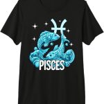 Astrology Constellation Star Sign Gifts - Pisces T-Shirt for men