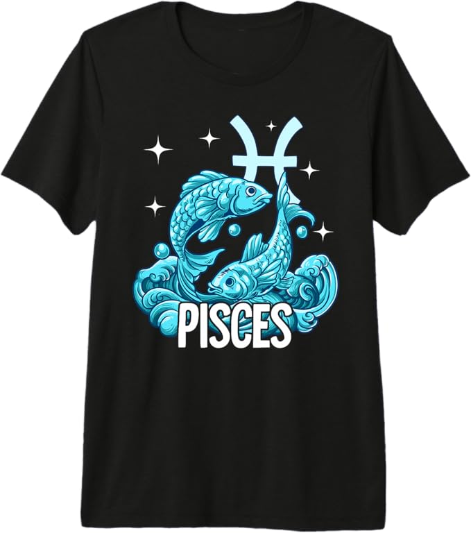 Astrology Constellation Star Sign Gifts - Pisces T-Shirt for men
