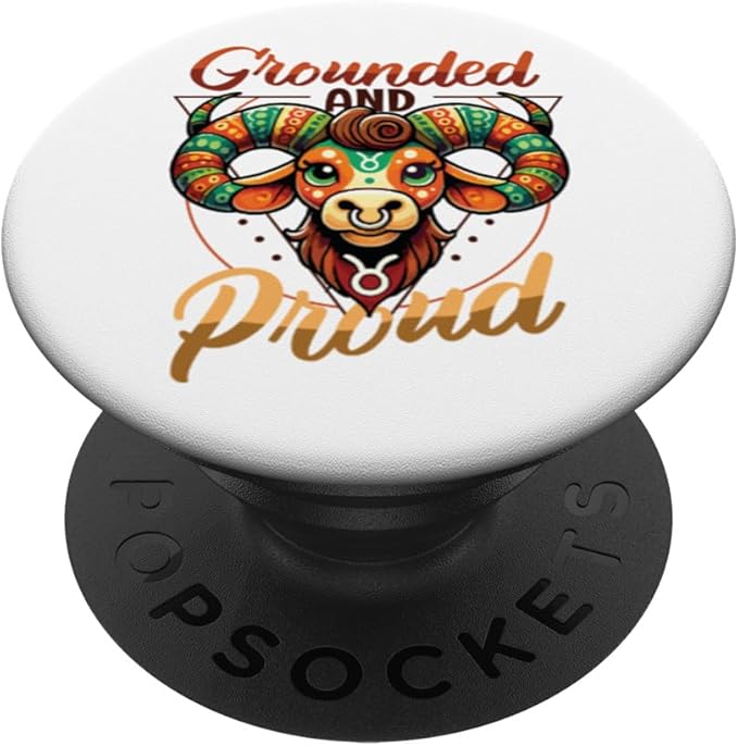 Zodiac Horoscope Taurus Zodiac Sign Taurus PopSockets Adhesive PopGrip - Taurus for men
